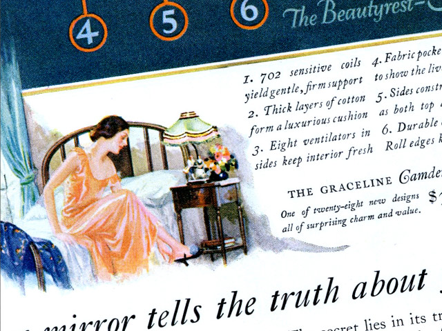 Eleanor Roosevelt Simmons Beautyrest ad