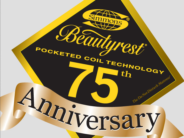 Beautyrest Pocketed Coil Technology 75th Anniversary