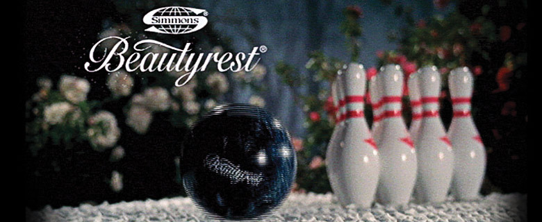 Simmons mattress Bowling Ball ad 2005