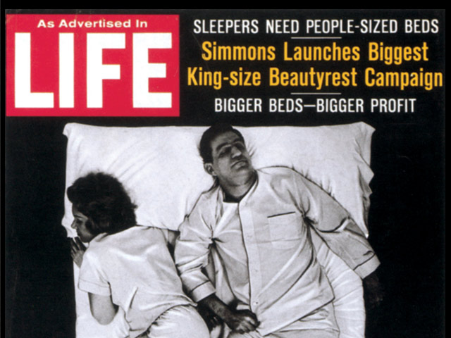 Life Magazine cover Simmons Beautyrest