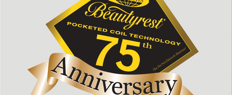 Beautyrest Pocketed Coil Technology 75th Anniversary